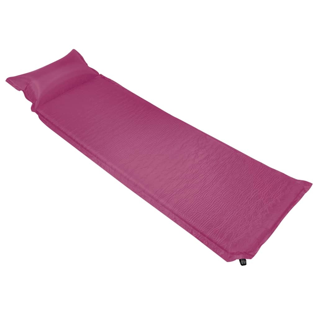 Inflatable Air Mattress with Pillow 66x200 cm Pink 14 Inflatable Air Mattress with Pillow 66x200 cm Pink